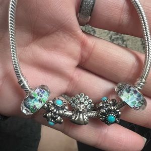 Peacock Pandora Bracelet